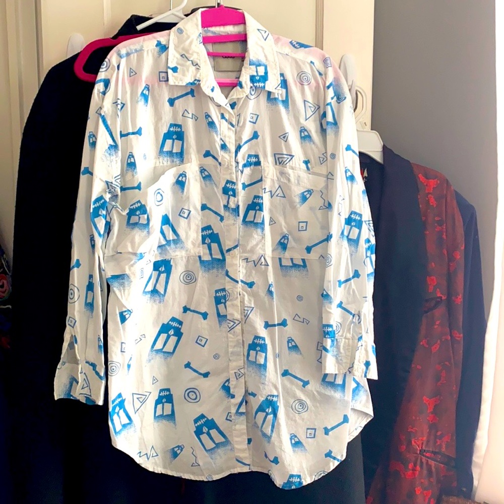 ASOS abstract skull tunic